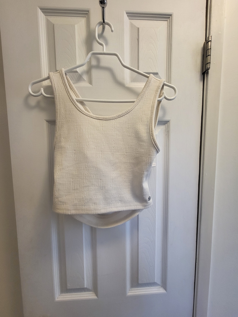 Roxy Cream Crop Tank